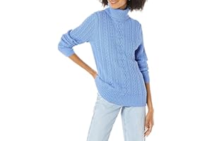 Amazon Essentials Kobiety Sweter z golfem wędkarskim (dostępny w dużych rozmiarach)