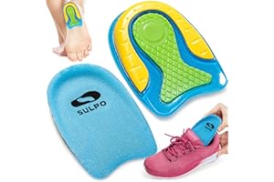 SULPO 1 para Podpietki żelowe do butów amortyzacja stopy, bolace piety, ostrogi piętowe, rozmiar S (36-39)