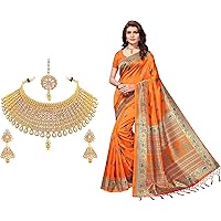 ANNI DESIGNER Women's silk Saree
