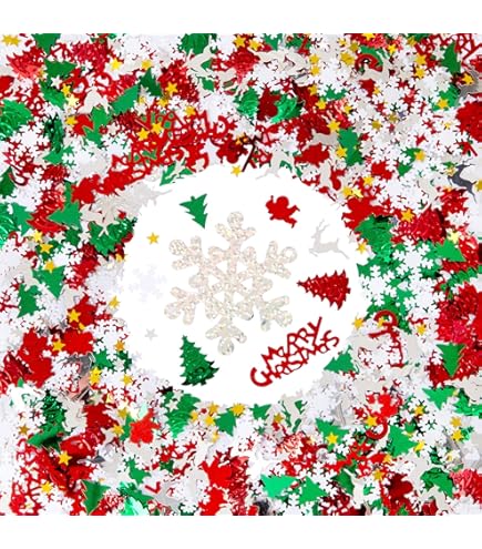 Multi Pack Noël Flocon De Neige Confettis Sequin Mariage Fête Table Décoration