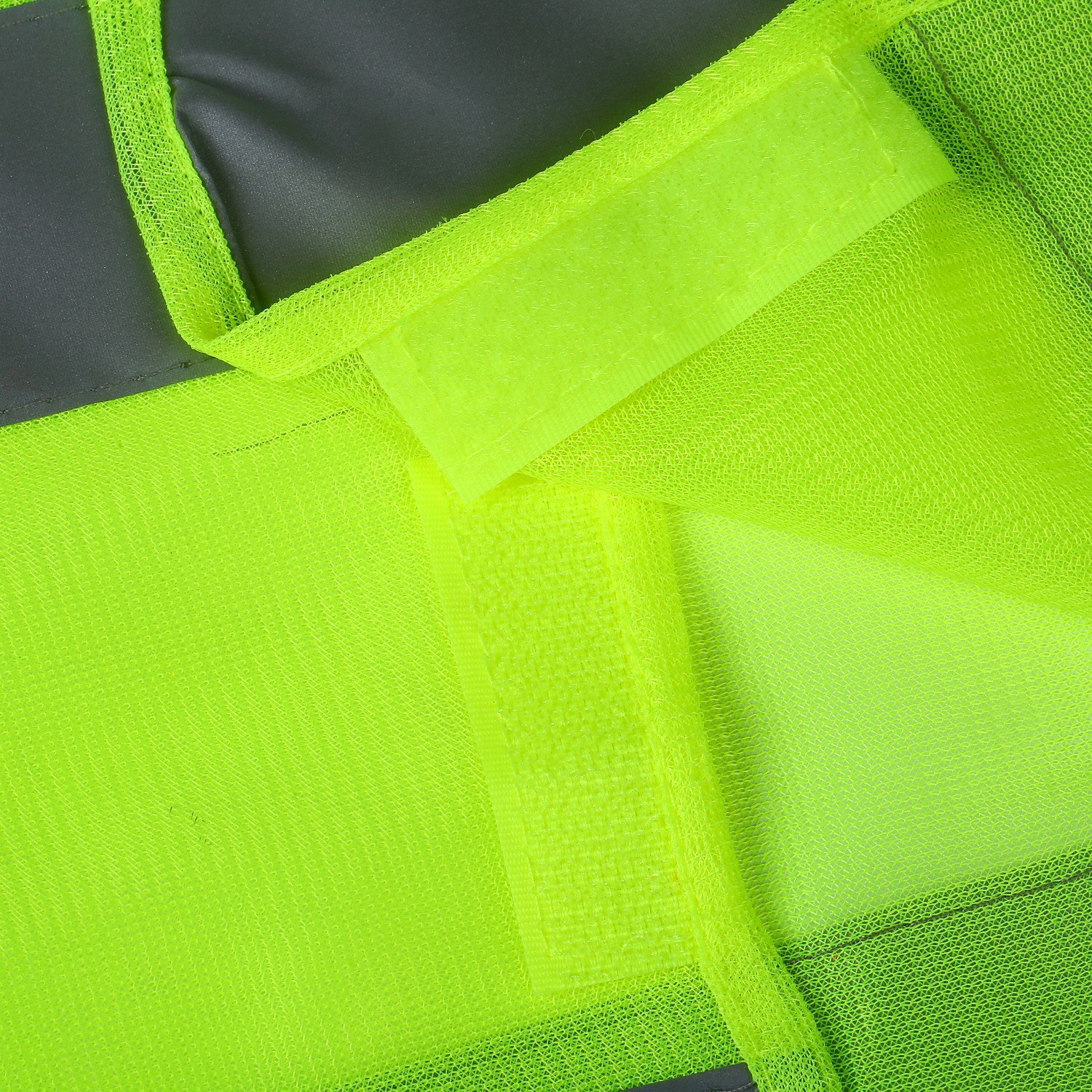 Prowiste-High-Visibility-Vest-Safety-Waistcoat-Set-of-4-Washable-I-2-Adults-and-2-kids-I-I-360-Degree-Reflective-Reflective-Vest-Neon-Yellow