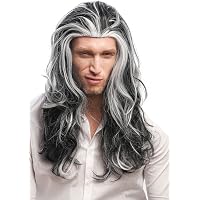 WIG ME UP Piraten-Perücke Für Herren - Lange Dreadlocks, Dunkelbraun, Mit Kopftuch, Für Karneval & Halloween