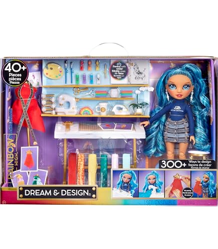 Rainbow High Fashion Packs - Tenue Complète, Chaussures, Bijoux et Accessoires de Jeu - Mélangez et Associez pour Créer Plein de Looks Amusants Jouet