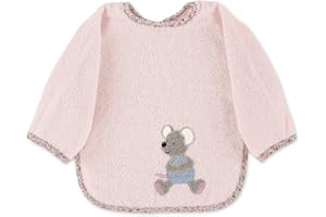 Sterntaler Bavaglino con maniche Mabel Il Topolino, Dimensioni: 46 x 73 x 1 cm, Rosa chiaro