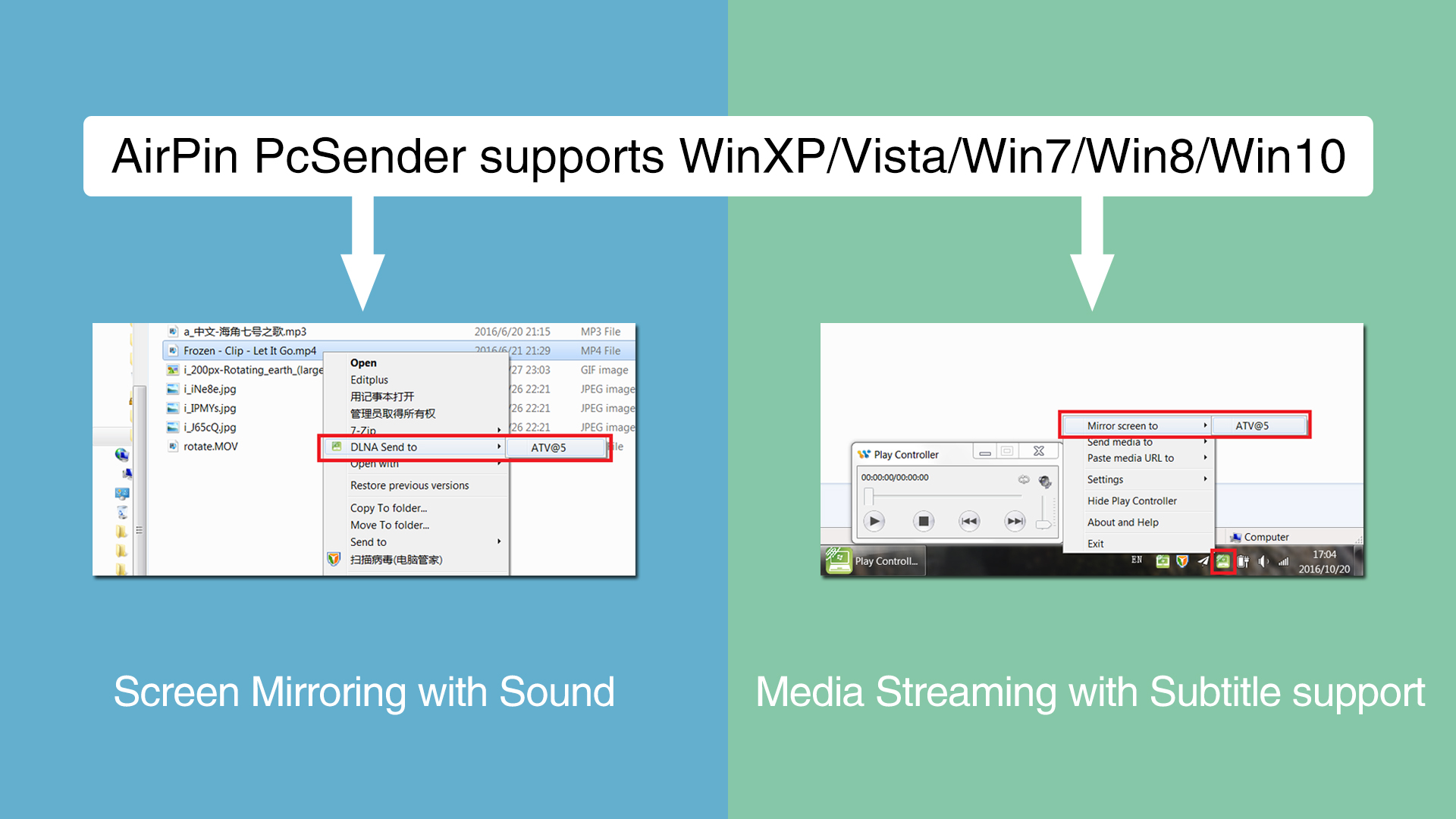 AirPin(PRO) AirPlay/DLNA Receiver Amazon.de Apps für Android