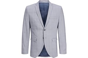 JACK & JONES Kurtka garniturowa Mężczyźni Jprsolaris Check Blazer Sn