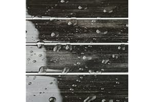 ‎LIVELYNINE Livelynine Fliesenaufkleber Bad Schwarz Holzoptik Klebefliesen Küchenrückwand 30.5x30.5CM Selbstklebende Fliesen Badezimmer Wand Wasserfest Vinyl Wandfliesen Selbstklebend Holzoptik Schwarz, 4 Stück