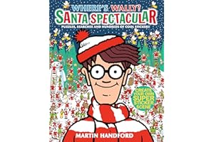 Where's Wally? Santa Spectacular Sticker Activity Book: A Christmas sticker book from the iconic search-and-find series full of activities, puzzles and mazes - the perfect festive gift for ages 5-9