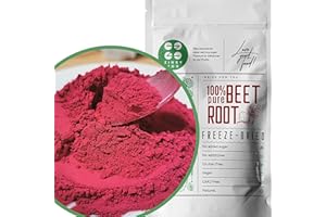 ZINGY ZOO Poudre de Betterave Lyophilisée | Poudre Lyophilisée 100% Betteraves Naturelle Fruit Sec | Fruits Seche Lyophilisateur | Epicerie Alimentaire | Colorant Alimentaire Rouge | Beetroot Powder ZingyZoo