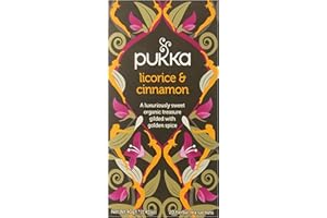 PUKKA HERBS Pukka Organic Teas, Licorice And Cinnamon, 20 Count (Pack Of 6)