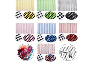 GYDERY BRILLANTES para la cara (3059 ud) UNIDOS en TIRA -7 COLORES - BRILLOS para la cara - Pegatinas cara brillantes - Pegatinas pelo brillantes - Brillos para el pelo -Scrapbooking materiales - Festival