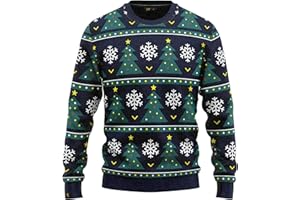 JAP CHRISTMAS Jersey Navideño JAP - Colección Alegre - Ajuste Libre de picazón