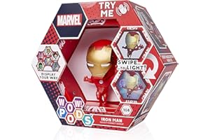 WOW! PODS Avengers Figuren - Iron Man | Avengers Fanartikel Offizielle Marvel Legends Superhelden Leuchtende Wackelfigur | Marvel Fanartikel Sammelspielzeug
