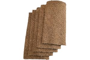 PEMMIPRODUCTS Colchoneta de cultivo hecha de 100% de coco, 50 x 25cm, apr. 7mm de espesor, paquete de 5 (EUR 2,99/pieza), estera adecuada para el cultivo, berros y brotes de gérmenes (microgreens), micro verduras