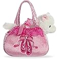 Aurora, 32828, Fancy Pal, Ballet Cat, 8In, Soft Toy, Pink and White