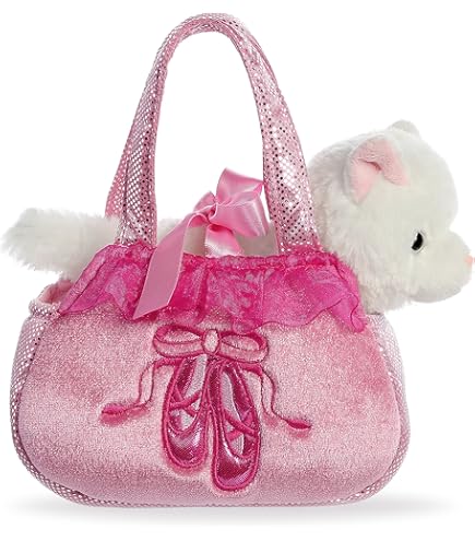 AURORA - FANCY PAL - White Unicorn Soft Toy Plush - With Hand Bag - RRP