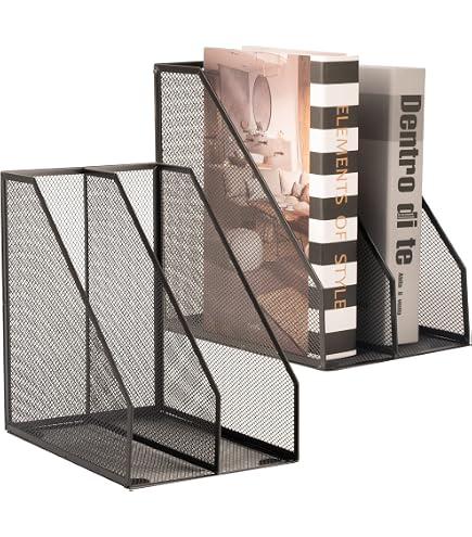 Organisateur Porte/Document Pliable 10 Poches - Crochets Métal, Tissu Oxford, Pour Rangement Mur/Porte - 7