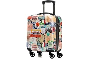 Flight Knight Bagaż - 8-kołowe twarde walizki - zamek boczny - duże rozmiary kabiny i odprawy - easyJet, British Airways, Ryanair, certyfikat Jet 2, Na całym świecie, Cabin - 45x36x20cm, Zestaw