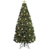 OasisCraft Pre-lit Christmas Tree 7ft Premium Hinged Blue Spruce Artificial Christmas Tree With 650 LED Lights, Full Xmas Tree - Walmart Supplies