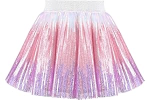 Sunny Fashion Girls Skirt Purple Mermaid Sparkly Sequin Tutu Party Ballet Dance Age 2-10 Years