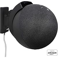 Brandneue Wandhalterung, „Made for Amazon“, dreh- und schwenkbar, Schwarz, für Echo (4. Gen.)