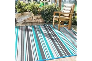 KALAFUN Outdoor Patio Rugs Garden Camping - Outdoor Plastic Straw Rug Area Carpet Clearance for Outside, Porch, RV, Balcony & Backyard, Larg Outdoor Mat Stain & UV Resistant