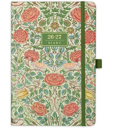 Agenda A5 2025-2026 (da Agosto A Luglio) - Vista Settimanale E Mensile, Copertina In Pelle PU, Con Penne, Tasche E Segnalibri, Colore Verde Acqua - Foto 2