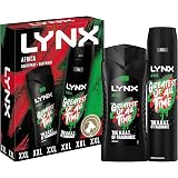 LYNX Black Duo Geschenkset – Body Spray & Duschgel, Für Ihn, 2-teilig
