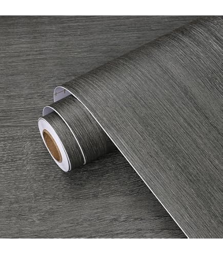 Yullpaper Papier Peint Adhesif Mural Brun Rouleau Adhesif Pour Meuble 40cm X 300cm Papier Peint Autocollant Pour Chambre Salon Rouleau Adhesif Vintage Decoratif Lavable Revetement Adhesif Meuble