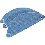 vhbw set di 3 panni compatibile con Ecovacs Deebot U2, U2 Pro robot lavapavimenti - 3x panni in microfibra