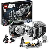 LEGO Star Wars TIE Bomber Model Building Kit, Modellino da Costruire di Starfighter con Droide Gonk e Minifigure di Darth Vad