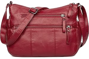 VOLGANIK ROCK Handbags for Women Shoulder bag for women Soft PU Leather Handbag Crossbody bag Multi Pockets Handbag shoulder bag Ladies handbags Travel Bag