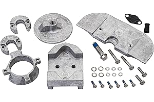 Quicksilver 888756q03 Aluminum Anode Kit-Alpha One Gen II Drives Producto Marino, Unisex, No especificado, sin especificar