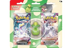 ‎POKÉMON Pokémon - Trading Card Game: Back to School Eraser Blister - Olini (1 Eraser & 2 Booster Packs)