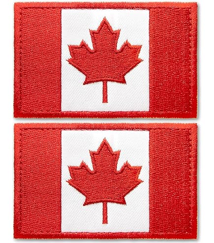 Akachafactory Patch écusson Brodé Drapeau Etis Bleu Canada Quebec