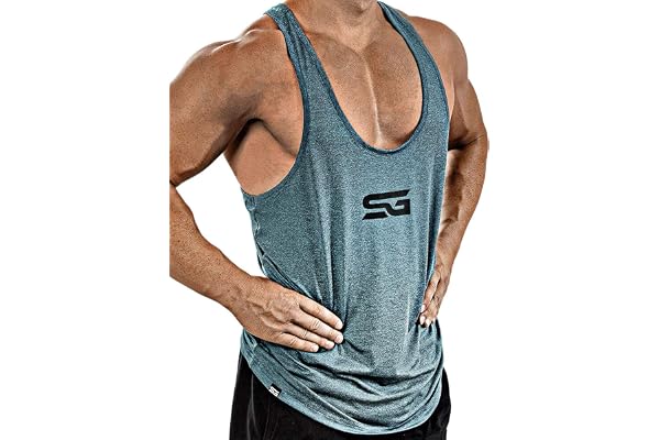 Satire Gym – Débardeur de fitness Homme – T-shirt sans manches à séchage rapide – Débardeur de sport pour entraînement et sport – débardeur de musculation/tank top homme pour la gym