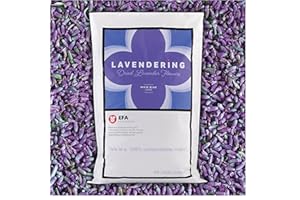 EFA International Dried Lavender Flowers; Premium Grade, Fragrant Lavender Buds, 200g, UK Packaged