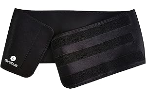 Sveltus Schwitzgürtel Unisex Erwachsene, schwarz