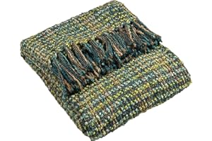 Paoletti Riva Baoli Teal Wirft, 140 X 180 cm, Acryl, Grün