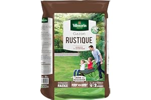 Vilmorin 4460417 Gazon Rustique, Vert, 10 kg
