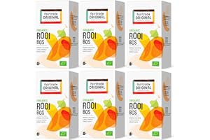 ‎FAIRTRADE ORIGINAL Fairtrade Original Rooibos Tee | 120 Teebeutel | 6 x 20 Beutel = 210 g | 100 % Bio & Fair Trade | Rotbusch Tee Beutel einzeln verpackt
