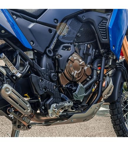 Kit De 2 Bouchons De Cadre Moto Noir Pour Tenere 700 (2019-2021) Et XTZ 700 - Cache-trous Décoratifs En Plastique ABS - Protection Contre Boue Et Débris