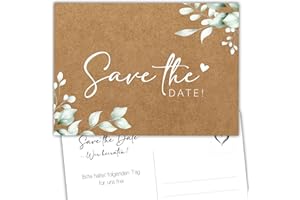 ‎KACKSPECHT 40 save the date Karten Hochzeit Wir heiraten Einladung Hochzeitsfeier Hochzeitseinladung Postkarten Hochzeit