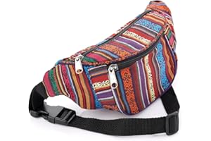 ALLSORTS Bumbag Waist Fanny Pack Running Belt, Men Women Unisex Bum Bag Adjustable Belt for Outdoors Workout Hiking Gifts for Men Women Festivals Holiday Wear (Tribal Print)