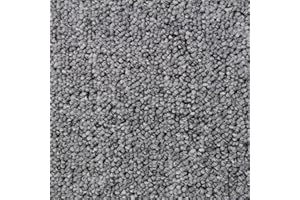 Monster Shop - 20 Quadrotte di Moquette 50x50cm Colore Grigio Platino 5mq Dure Commerciali per Pamenti di Casa e Ufficio