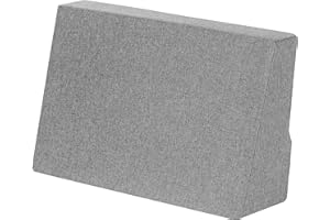 ‎PILLOWS24 Pillows24- Palettenkissen - Seitenkissen 60x40x20/10 | Palettenuflage für Palettensofa | Rücken- & Sitzkissen für Europaletten | Palettenmöbel Indoor & Outdoor, UV-beständig | Made in EU | Dunkelgrau