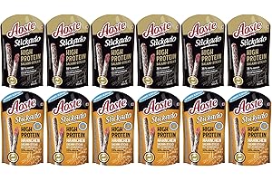 Aoste Stickado High Protein Salami Sticks - Mix 12er Pack (12x60g)