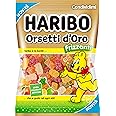 Haribo Orsetti d'Oro Frizzanti, Caramelle Gommose Frizzanti, Gusto Frutta, Ideali per Feste e Dolci Momenti di Relax - 150gr