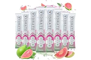 Electrolytes Powder - Hydration Sachets Packed with Vitamins - Zero Sugar Rehydration Sachet with No Artificial Sweeteners & Preservatives by ViDrate - Boost Guava Small Pack, 8 Electrolytes Sachets