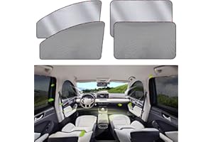 ZATOOTO Sonnenschutz Auto Baby 4 Stück, Magnetischer Autofenster Sonnenschutz Kinder, Fenster Verdunkelung Sichtschutz Seitenscheibe Vorhang, Hitzeschutz UV-Schutz